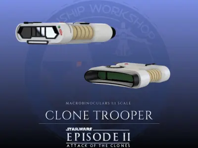 AOTC clone trooper binoculars  3D print model
