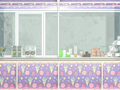 Ice Cream Shop 3D model