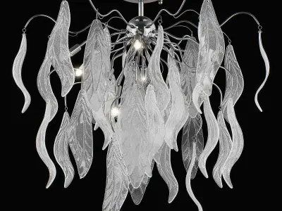 79312x Vetro Lightstar Chandelier 3D model