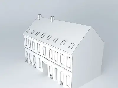 Roman street  Free 3D model