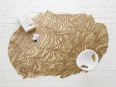 Topographie Rug 3D model