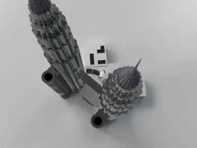 Petronas Twin Tower 3D model