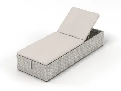 Dedon Lou Modular Rattan Garden Furniture Collection 3D model