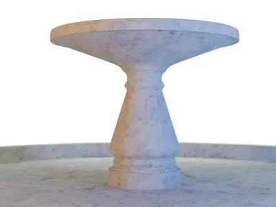 Fountain 3D model 4