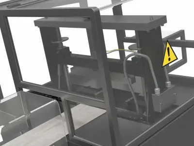  Enclosed Flow Pack Packaging Machine 