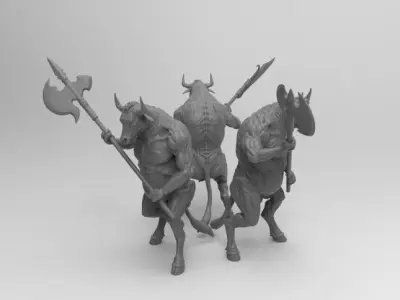 Diablo2 Secret Cow 3D print model