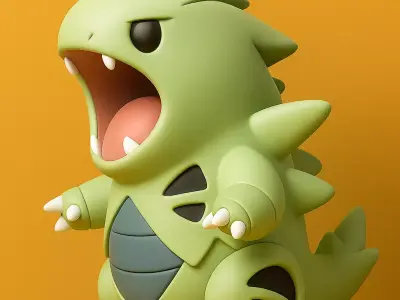 Pokemon Tyranitar 3D print model