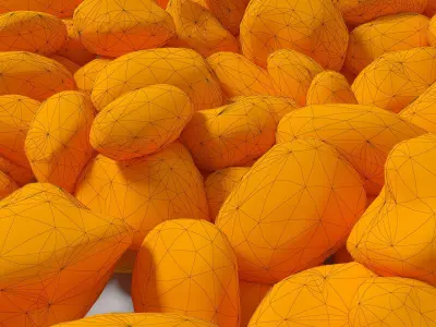 Pebble collection n8 3D model