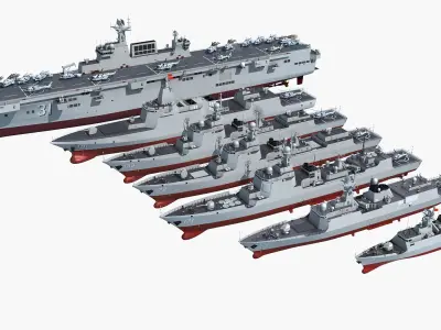  Chinese Navy Type 075 055 052DL 052D 052C 054A 056 