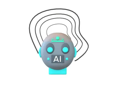 AI Hallucination Icon V1 002 Low-poly 3D model