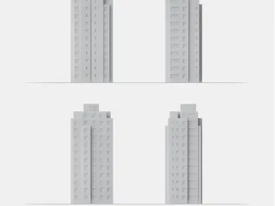 3D Print miniature building RB-US-NY-095 3D print model