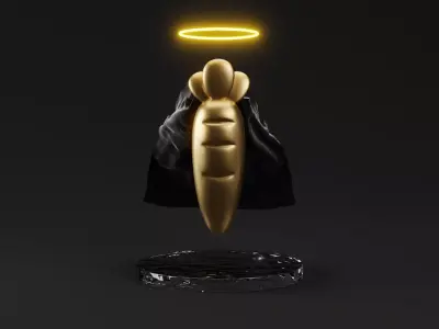 cute vampire 3D model