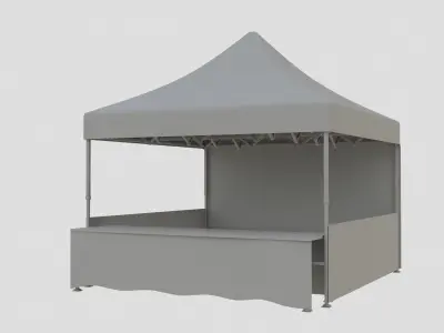 Marketing tent 4x4m 3D model