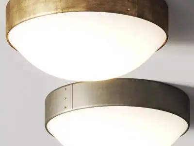 Konsthantverk Svep Ceiling Lamp 3D model