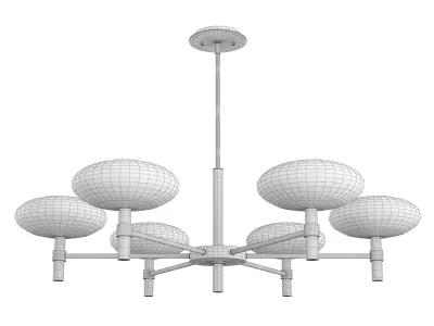 GRAND CHANDELIER Low-poly 3D model