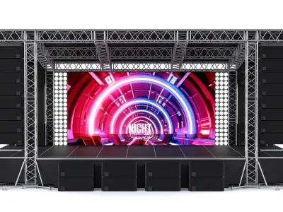 Concert Stage 05 3D model