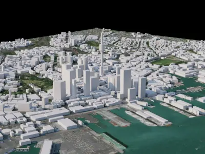 Auckland - New Zealand 3D model