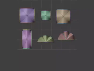 Gothic Vault Collection 3D model