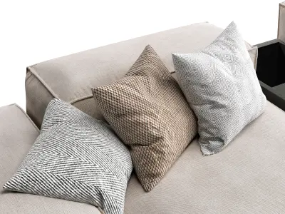 Living Divani Extra Soft Continetori 3D model