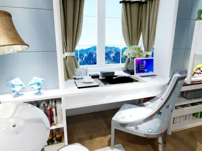 Boys Bedroom  Inspiring Spaces 3D model