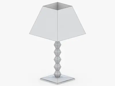 1391 - Table Lamp Low-poly 3D model