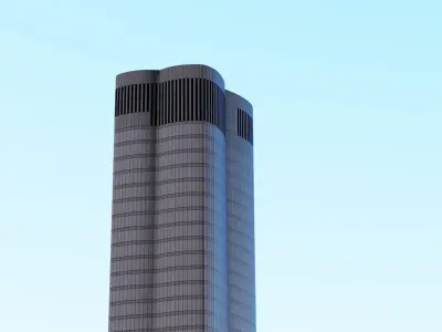15 Hudson Yards Building Low-poly 3D model