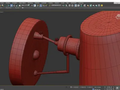 Favourite 1512 1W Eimer Low-poly 3D model