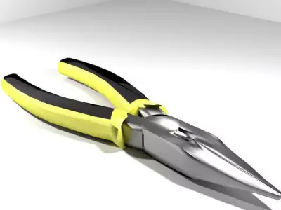 Mechanical Handtools - Long-nose Pliers 3D model
