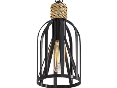 Greenfield cage pendant light 3D model