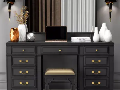 Clio Dressing Table 3D model