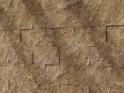 Split Face Travertine 03 - Seamless Texture