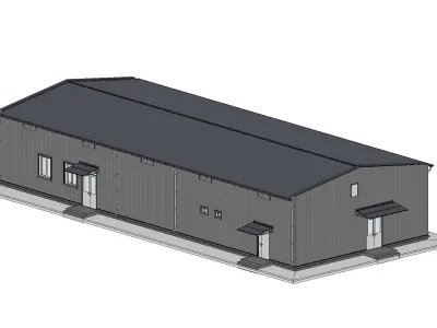 Industrial Building 03 3D model
