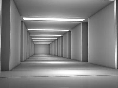 Sci Fi Corridor 3D model