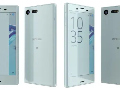 Sony Xperia X Compact Mist blue 3D model