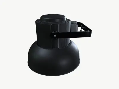 Industrial lamp 3D model