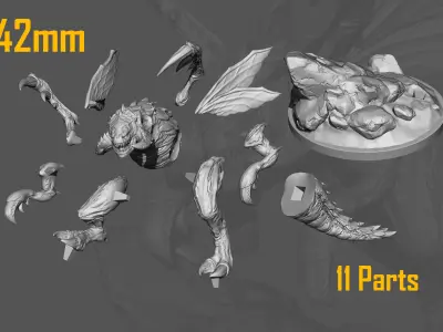 Chibi Zergling - Starcraft 3D print model