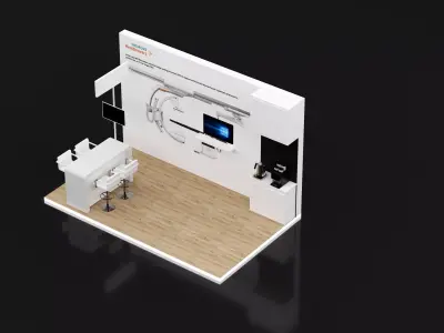 booth 6x5  3D model