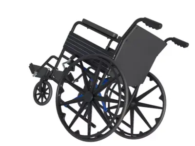 Wheelchair 3D model