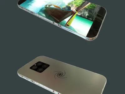 Phone Concept For Game - Low Poly Low-poly 3D model
