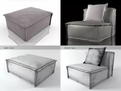 FEDDE fauteuil 3D model