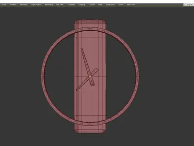 TIME SCONCE Low-poly 3D model