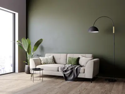 interior simple scene 43 3D model