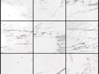 Yurtbay Seramik Flow White 330x330 Set 2 3D model