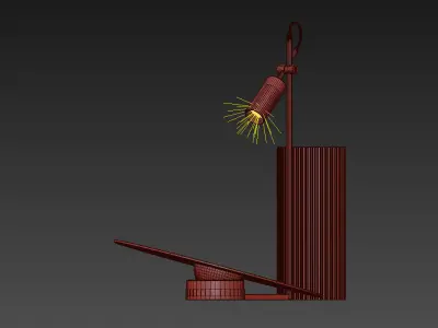 Formafantasma Reflector Table Lamp 3D model