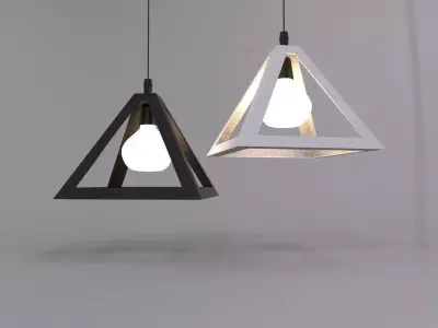 pendant light Free low-poly 3D model