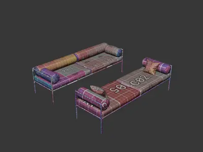 Exterior Sofas  3D model