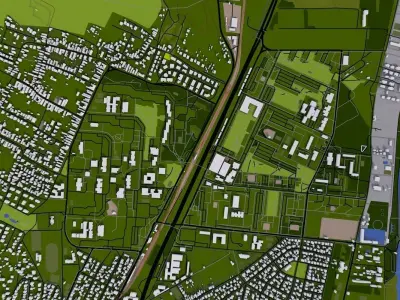 Budapest City of Hungary Europe Low-poly 3D model