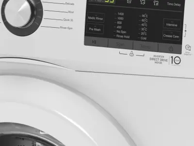 LG washing machine FH2J3HDYL02 3D model