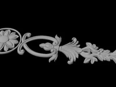 dekor ornate design 3D model shop