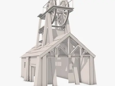 Industrial Factory Model 3D model